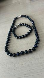 Ketting en armband prijs 15 euro, Ophalen of Verzenden, Zo goed als nieuw, Blauw, Overige materialen