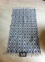 Vloerkleed hand gemaakt India Care&Fair grijs/beige, Huis en Inrichting, 100 tot 150 cm, Grijs, Zo goed als nieuw, Rechthoekig