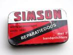 Oude Samson metalen doosje - blik fiets reparatie doos, Ophalen