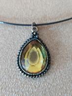 ZWARTE SPANG MET HANGER, Sieraden, Tassen en Uiterlijk, Kettingen, Verzenden, Zwart, Zo goed als nieuw, Overige materialen