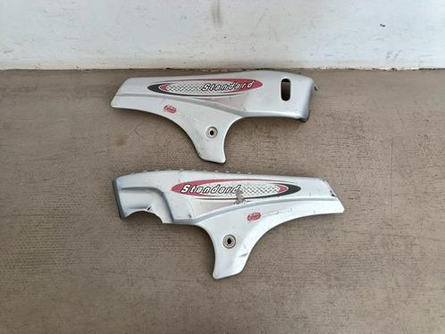 Tomos A35/A52 Zij Kappen Set Zilver Goede Staat Origineel, Motoren, Accessoires | Overige, Zo goed als nieuw, Ophalen of Verzenden