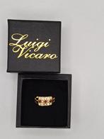 Luigi Vicaro ring met steentjes., Ophalen of Verzenden, Dame, Zo goed als nieuw, Zilver