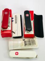 3x set of Wenger Esquire  RED WHITE BLACK  Swiss Pocket Knif, Nieuw