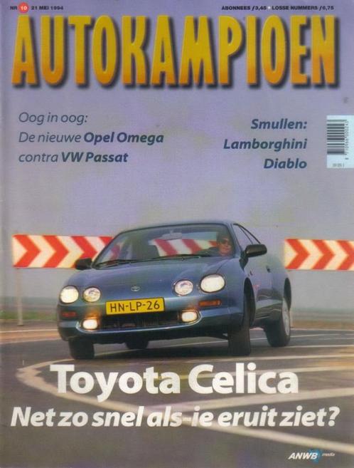 Autokampioen 10 1994 : Toyota Celica - Alfa Spider / Coupe, Boeken, Auto's | Folders en Tijdschriften, Gelezen, Algemeen, Ophalen of Verzenden
