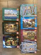 5 Thomas Kinkade puzzels o.a. Disney 1000 stukjes, Ophalen of Verzenden, 500 t/m 1500 stukjes, Zo goed als nieuw, Legpuzzel