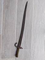 Franse m1866 chassepot bajonet wo1 1914, Verzamelen, Ophalen of Verzenden, Landmacht, Mes of Dolk