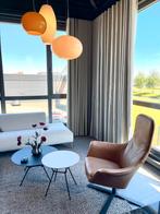 Tochtwerend Verduisterend 100% linnenlook gordijnen, Huis en Inrichting, Stoffering | Gordijnen en Lamellen, Beige, 200 cm of meer