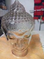 Glazen Boeddha Hoofd, Ophalen of Verzenden, Zo goed als nieuw