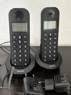 Philips duo telefoon D12x, Ophalen of Verzenden, Zo goed als nieuw, 2 handsets
