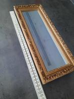 Spiegel met gouden lijst, Ophalen of Verzenden, Rechthoekig, Minder dan 50 cm, Minder dan 100 cm