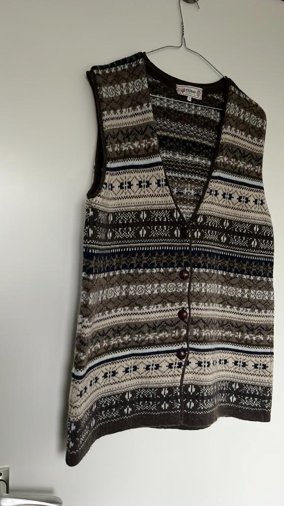 Elitair Vintage gebreid vestje/ gilet, Kleding | Dames, Truien en Vesten, Zo goed als nieuw, Ophalen of Verzenden