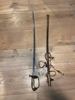 militair sabel 19e eeuw gemerkt “C.E.”met originele schede, Ophalen of Verzenden