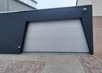 Lichtgrijze sectionaal garagepoort, Doe-het-zelf en Verbouw, Deuren en Horren, Ophalen, Kunststof, 215 cm of meer, Garagedeur