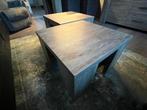 2x Lamulux Salontafels - 60x60 cm, Ophalen, Rechthoekig, Hout