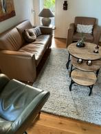 Bank stel 2 zits en stoel.  Leolux, Huis en Inrichting, Ophalen, Gebruikt