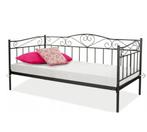 Eenpersoonsbed - Perfect voor kleine ruimtes!, Huis en Inrichting, Gebruikt, 90 cm, Eenpersoons, Zwart