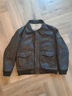 Arma leren pilotenjas maat 48, Kleding | Heren, Bruin, Maat 48/50 (M), Zo goed als nieuw, Arma