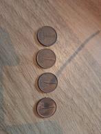 4x 1 Cent Juliana - Verschillende Jaartallen, Postzegels en Munten, Munten | Nederland, Ophalen of Verzenden, Koningin Juliana