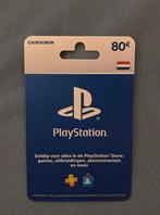 PlayStation Cadeaubon €80 - Werkt op NL account, Tickets en Kaartjes, Kortingen en Cadeaubonnen, Eén persoon, Cadeaubon