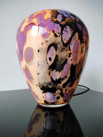 Italië Murano Style Glas Lamp Tafellamp Multi Color 2000 beschikbaar voor biedingen