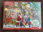 2 Falcon kerstpuzzels 1000 stukjes, Hobby en Vrije tijd, Denksport en Puzzels, Ophalen of Verzenden, 500 t/m 1500 stukjes, Gebruikt