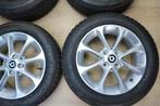 Smart fortwo forfour  velgen 15 inch + winterbanden 4x100, Gebruikt, 15 inch, Banden en Velgen, Nvt