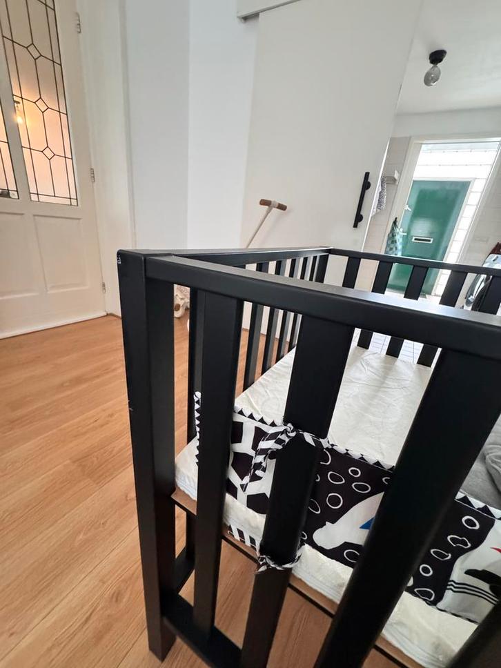 Babybox TWF - Zwart, Kinderen en Baby's, Boxen, Zo goed als nieuw, In hoogte verstelbaar, Ophalen