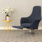 ACTIE!! 1x Montis Marvin relaxfauteuil - blauwe stof, Ophalen of Verzenden, Zo goed als nieuw