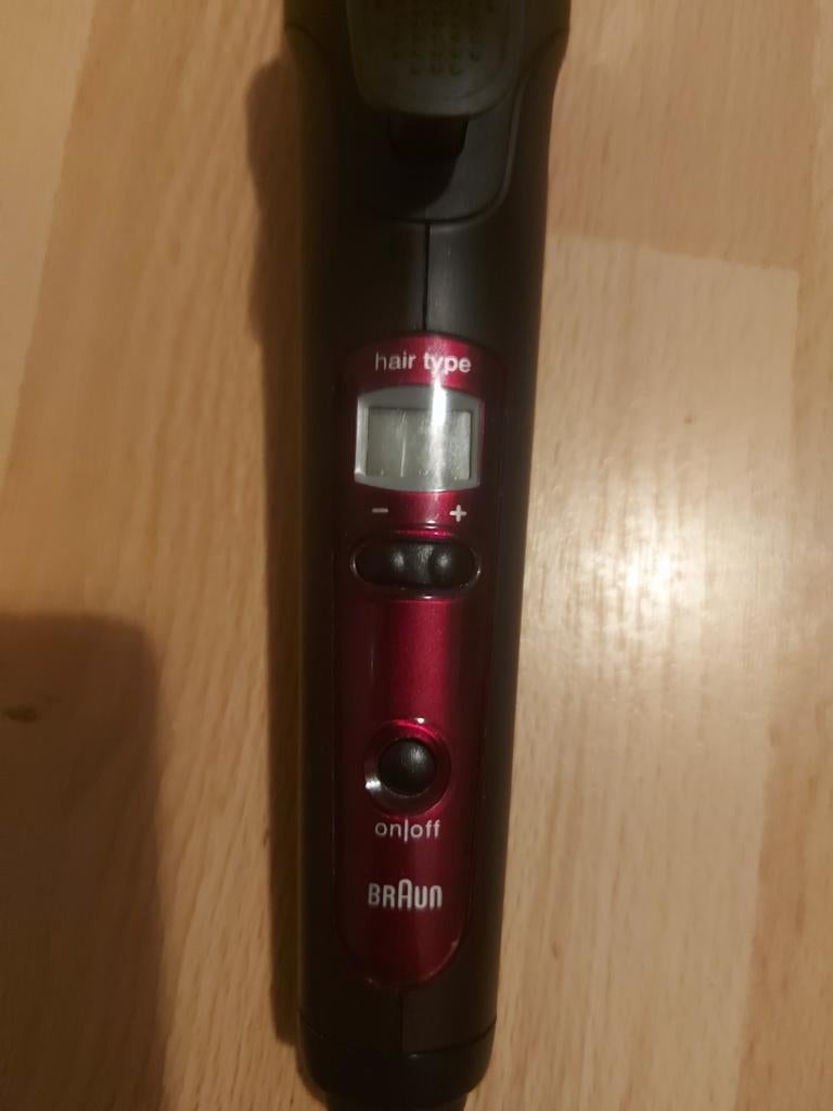 Braun Satin Hair 7CU 750Kruiltang, Ophalen of Verzenden, Nieuw, Rood