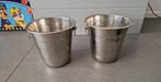 Wijnkoeler met Handvaten - IJsemmer - Champagnekoeler - Cham, Ophalen of Verzenden, Gebruikt, IJzer, Met handgreep