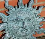 ZON / muurdecoratie / brons, Tuin en Terras, Tuinwanddecoratie, Huis en tuin decoratie Marie, Nieuw, Info@huisentuindecoratiemarie.nl