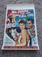 1966 FILMPOSTER MA FEMME EST UNE CALL GIRL/SANTA BERGER, Ophalen, Zo goed als nieuw, Film, Poster