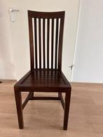 Houten Stoel - Bruin, 6 stuks, Huis en Inrichting, Stoelen, Ophalen, Bruin, Zo goed als nieuw, Eén