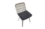 Flamingo tuinstoel | Bamboe en Wicker | Zwart, Verzenden, Nieuw, Wicker