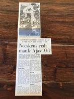 Voetbal krantenartikel Haarlem Ajax maart 1974 Krol Neeskens, Ophalen of Verzenden, Ajax
