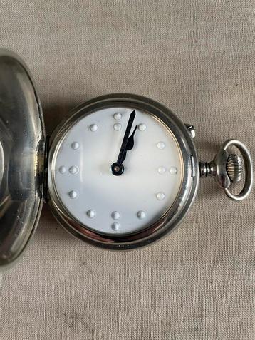 Braille Zakhorloge Savonette - Jaren 30 - Nieuwstaat! beschikbaar voor biedingen