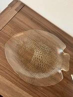 Vintage Glazen Vis Schaal, Huis en Inrichting, Schaal, Ophalen of Verzenden, Overige vormen, Glas