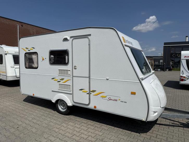 Sterckeman Starlett 430 DD bj 2003 met voortent em luifel, Caravans en Kamperen, Caravans, Bedrijf, tot en met 4, 500 - 750 kg