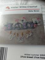 Patroon atelier Wilma creatief babyberen, Hobby en Vrije tijd, Vilt, Ophalen of Verzenden, Boek of Patroon