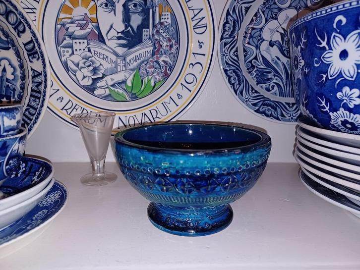 keramiek Kandelaar Bitossi Rimini blue, Antiek en Kunst, Antiek | Keramiek en Aardewerk, Ophalen