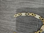 14 k gouden pkatte armband met stenen 26,5 gram, Ophalen of Verzenden, Nieuw, Goud, Goud