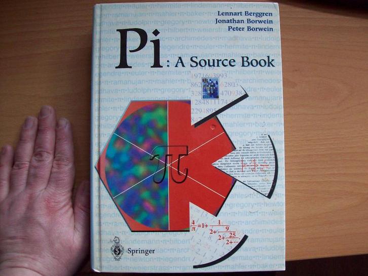 Pi: A Source Book - L. Berggren, J. & P. Borwein (3,14159265, Boeken, Wetenschap, Zo goed als nieuw, Natuurwetenschap, Ophalen of Verzenden