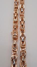 gouden Koningsketting 14kt fantasie, Sieraden, Tassen en Uiterlijk, Kettingen, Www.bredajuwelier.nl, Nieuw, Ophalen of Verzenden