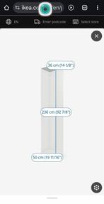 3x Pax kastframe 36x50x236 wit, incl. indeling, Ophalen, Gebruikt, 200 cm of meer, 50 tot 100 cm