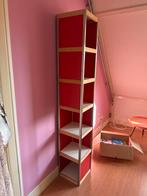 Kewlox kastje, rood/wit, 32x32x189cm, Ophalen, Minder dan 50 cm, Gebruikt, 150 tot 200 cm