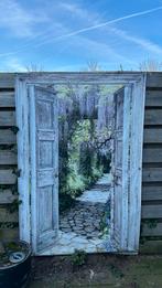 Tuinposter doorkijkje tuin, Ophalen, Gebruikt