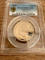 Rijksdaalder juliana 1969 PR65CAM PCGS, Postzegels en Munten, Munten | Nederland, Koningin Juliana, Zilver, Ophalen of Verzenden