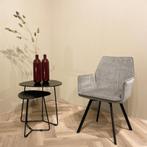 Livingfurn stoel Louise Grijs Draaibaar  met €49,= korting, Huis en Inrichting, Stoelen, Ophalen, Nieuw, Vijf, Zes of meer stoelen