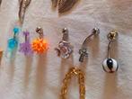 Navelpiercings. Verschillende staafjes. Uit juwelier. 1.50 P, Ophalen of Verzenden, Zo goed als nieuw, Overige materialen