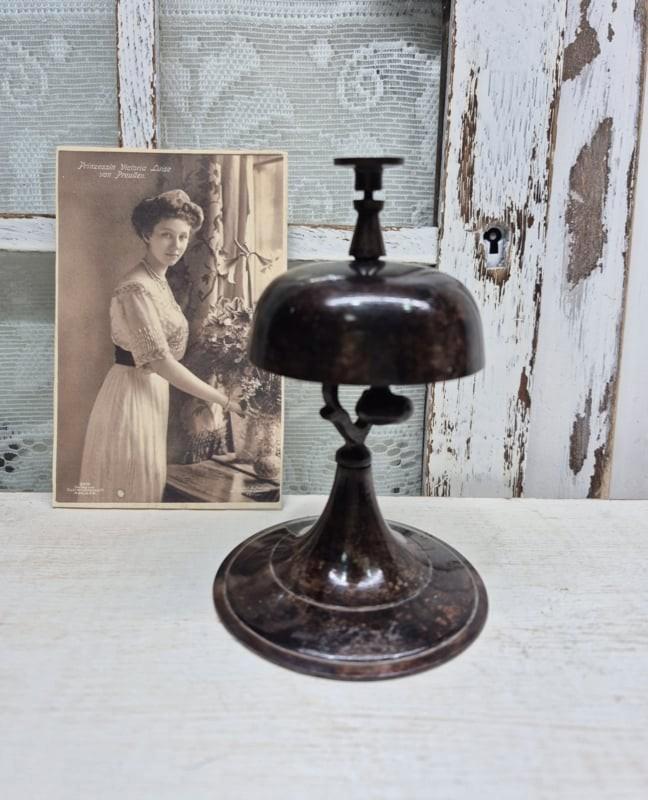 Receptiebel, hotelbel, tafelbel, Antiek en Kunst, Curiosa en Brocante, Ophalen of Verzenden